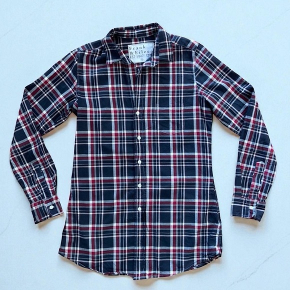 Frank & Eileen Long Plaid Button Down - Picture 11 of 11